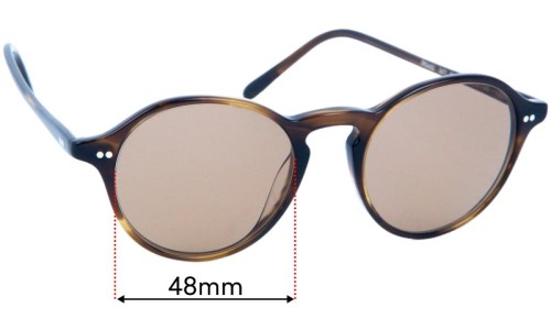 Oliver Peoples OV5445U Maxson Replacement Lenses 48mm 
