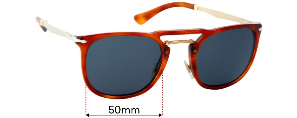 Sunglass Fix Replacement Lenses for Persol 3265-S - 50mm Wide