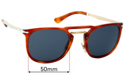 Persol 3265-S Replacement Lenses 50mm wide 