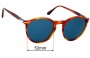 Sunglass Fix Replacement Lenses for Persol 3285-S - 52mm Wide 