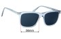 Sunglass Fix Verres de Remplacement pour Prada SPR18W - 56mm Wide 