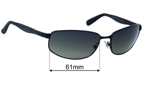 Ray Ban RB3254 Replacement Lenses 61mm wide 