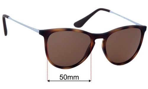 Ray Ban RJ9060-S Erika Kids Replacement Lenses 50mm wide 