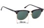 Sunglass Fix Replacement Lenses for Ray Ban RB3016F Clubmaster - 55mm Wide 
