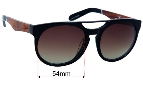Sin Swagger Replacement Lenses 54mm wide 
