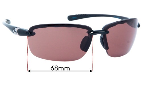 Sundog Laser II Replacement Lenses 68mm wide 