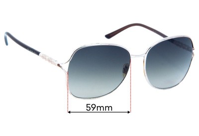 Burberry B 3058  Replacement Lenses 59mm wide 