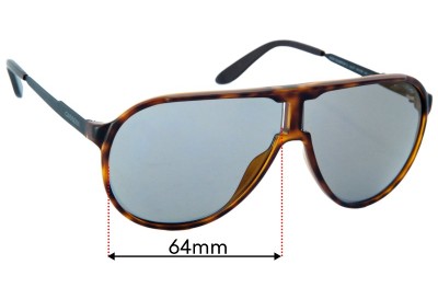 Carrera New Champion/L Replacement Lenses 64mm wide 