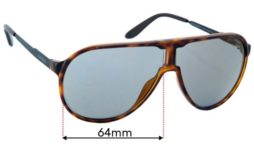 Carrera New Champion/L Replacement Lenses 64mm wide 