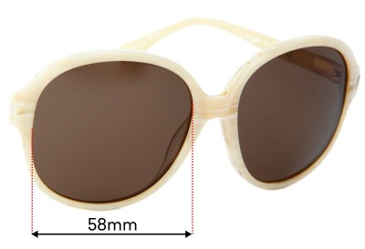 Chloe CL 2237 Replacement Lenses 58mm wide 