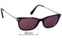 Sunglass Fix Replacement Lenses for Coach HC 6142 - 51mm Wide 