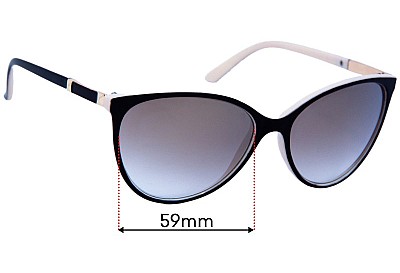 Just Sunnies 5770 Replacement Lenses 59mm wide 