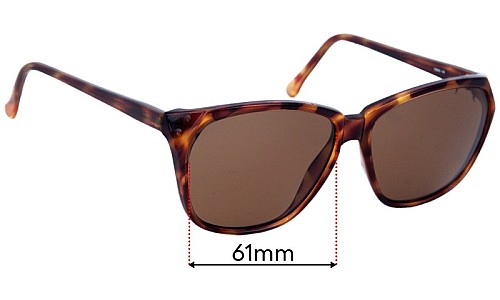 Oroton  0965 Ersatzlinsen 61mm wide 