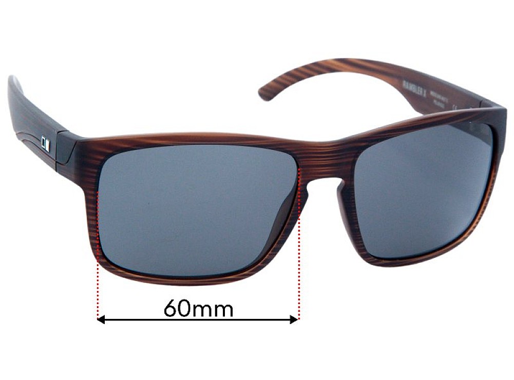 Sunglass Fix Replacement Lenses for Otis Rambler X - 60mm Wide Sunglass Fix Replacement Lenses for Otis Rambler X - 60mm Wide