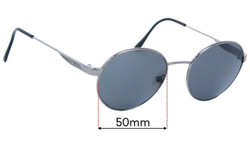 Police S8402 Replacement Lenses 50mm wide 