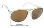 Sunglass Fix Replacement Lenses for Ray Ban B&L Acardia - 60mm Wide 