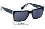 Sunglass Fix Replacement Lenses for Ray-Ban RB2191-F Inverness - 55mm Wide 