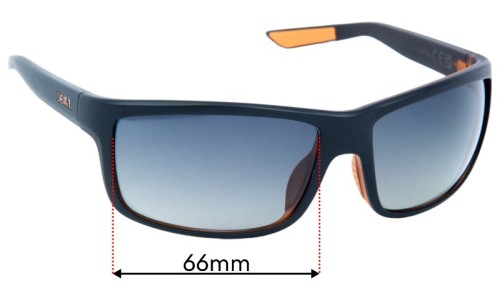 Sunglass Fix Replacement Lenses Zeal Redcliff - 66mm Wide 