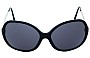Burberry B 4126 Replacement Sunglass Lenses - Front View 