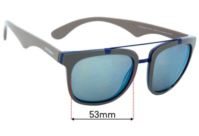 Carrera 6002 Replacement Lenses 53mm wide 