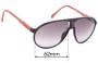 Sunglass Fix Replacement Lenses for Carrera Champion/Rubber - 62mm Wide 