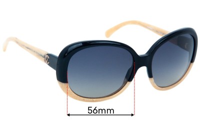 Chanel 5176 Replacement Lenses 56mm wide 