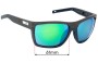 Sunglass Fix Lentes de Repuesto para Costa Del Mar Pargo - 61mm Wide 