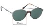 Sunglass Fix Replacement Lenses for Deus Ex Machina DEUS Sun Rx 5 - 55mm Wide 