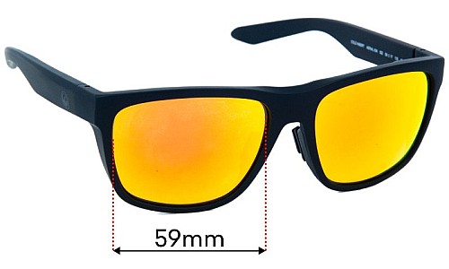 Sunglass Fix Replacement Lenses for Dragon Aerial Ion - 59mm Wide 