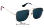 Sunglass Fix Replacement Lenses for Gucci GG0108S - 55mm Wide 