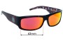 Sunglass Fix Lentes de Repuesto para Harley Davidson HDX805 - 62mm Wide 