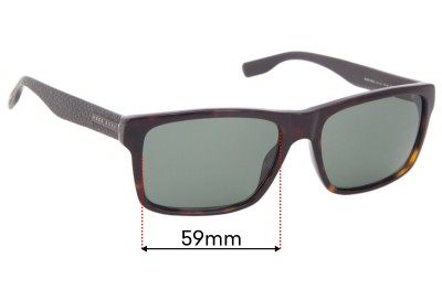 Hugo Boss 0509/S Replacement Lenses 59mm wide 