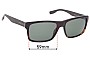 Sunglass Fix Replacement Lenses for Hugo Boss 0509/S - 59mm Wide 