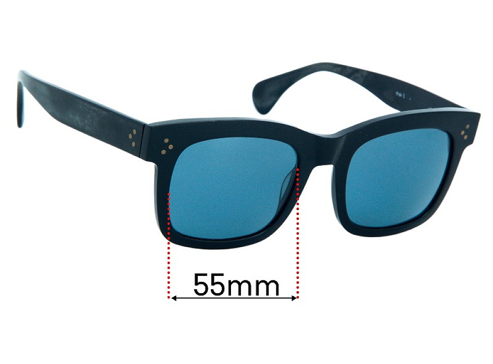 Sunglass Fix Replacement Lenses for Marc Vincent Olympic - 55mm Wide Sunglass Fix Replacement Lenses for Marc Vincent Olympic - 55mm Wide