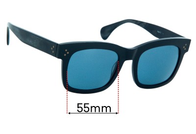 Sunglass Fix Replacement Lenses for Marc Vincent Olympic - 55mm wide 