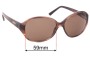 Sunglass Fix Replacement Lenses for Maui Jim MJ221 Ginger - 59mm Wide 