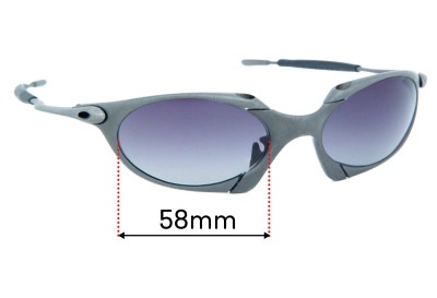 Oakley X Metal Romeo 1.0 Verres de Remplacement 58mm wide 