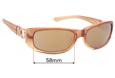 Oroton  Santiago Verres de Remplacement 58mm wide 