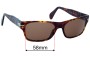 Sunglass Fix Replacement Lenses for Persol 2993-S - 58mm Wide 