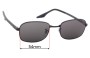 Sunglass Fix Replacement Lenses for Ray Ban RB3690 - 54mm Wide 