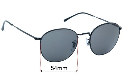 Ray Ban RB3772 Rob Replacement Lenses 54mm wide 