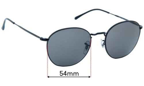 Ray Ban RB3772 Rob Replacement Lenses - 54mm Ray Ban RB3772 Rob Replacement Sunglass Lenses - 54mm