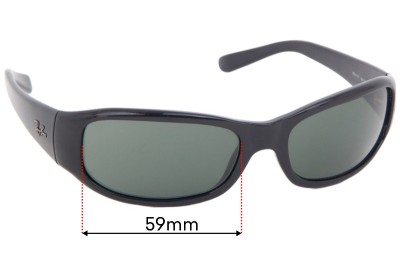 Ray Ban RB4137 Replacement Lenses 59mm wide 