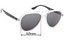 Sunglass Fix Replacement Lenses for Ray Ban RB4376 - 57mm Wide 