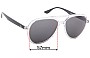 Sunglass Fix Lentes de Repuesto para Ray-Ban RB4376 - 57mm Wide 