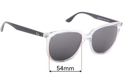 Ray Ban RB4378 Replacement Lenses 54mm wide 