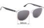 Sunglass Fix Replacement Lenses for Ray Ban RB4378 - 54mm Wide 