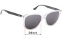 Sunglass Fix Replacement Lenses for Ray-Ban RB4378 - 54mm Wide 