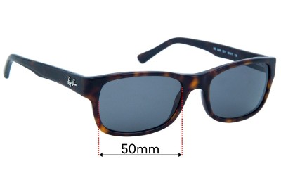 Ray-Ban RB5268 Verres de Remplacement 50mm wide 