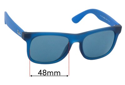 Ray Ban RJ 9069S Replacement Sunglass Lenses - 48mm 